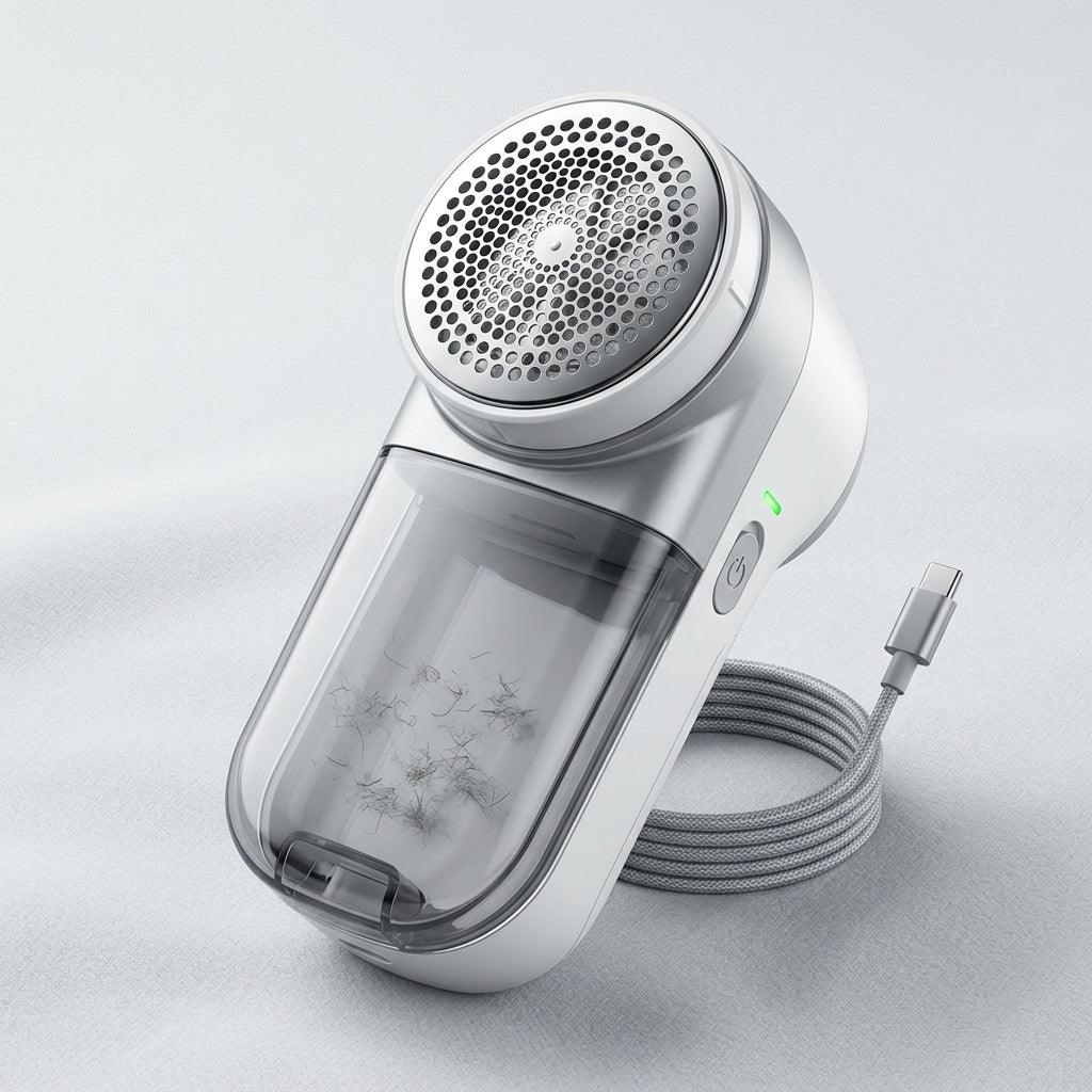 Rechargeable Fabric Shaver – Electric Lint Remover & Sweater Defuzzer for Clothes, Sofa, Blanket, Upholstery and Home Fabrics