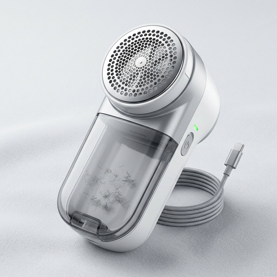 Rechargeable Fabric Shaver – Electric Lint Remover & Sweater Defuzzer for Clothes, Sofa, Blanket, Upholstery and Home Fabrics